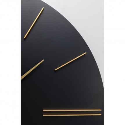 Horloge murale Luca noire 70cm Kare Design