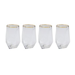 Verre à eau Diamond doré Rim