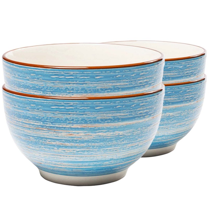 Cereal Bowl Swirl Blue Ø14cm Kare Design