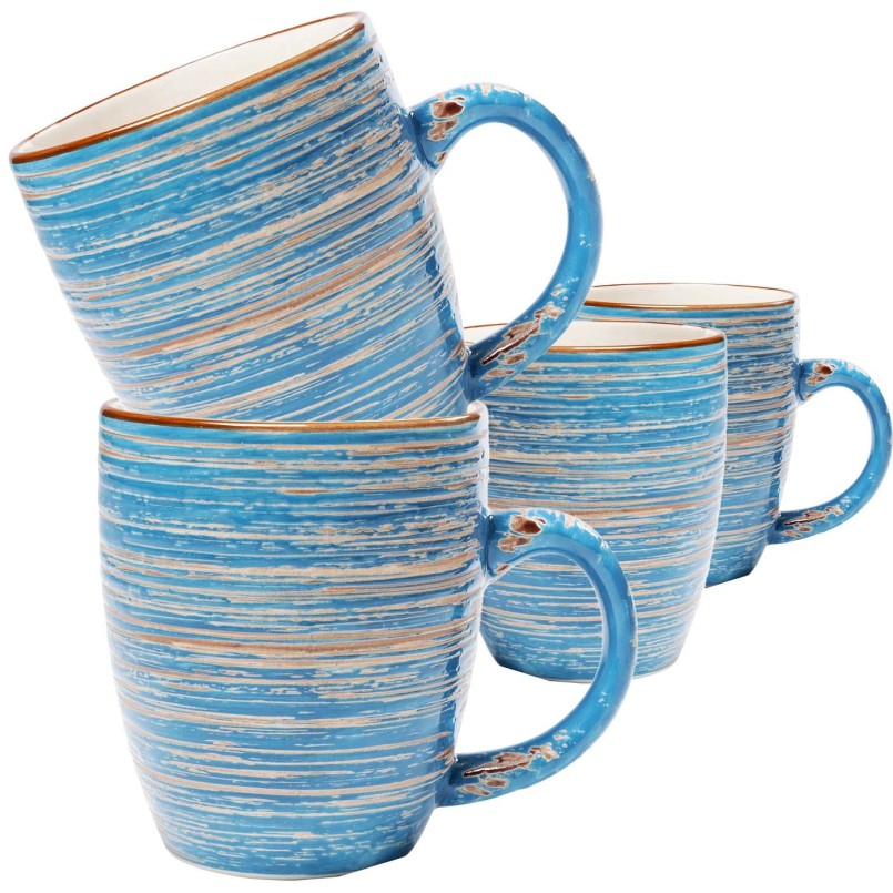 Mug Swirl Blue Kare Design