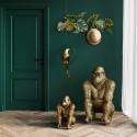 Déco gorilla strass dorés 46cm Kare Design