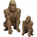 Déco gorilla strass dorés 46cm Kare Design