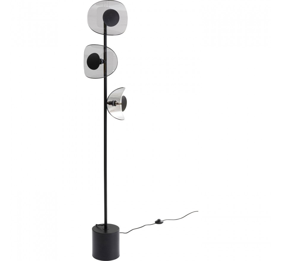 Lampadaire Mariposa 160cm noir Kare Design