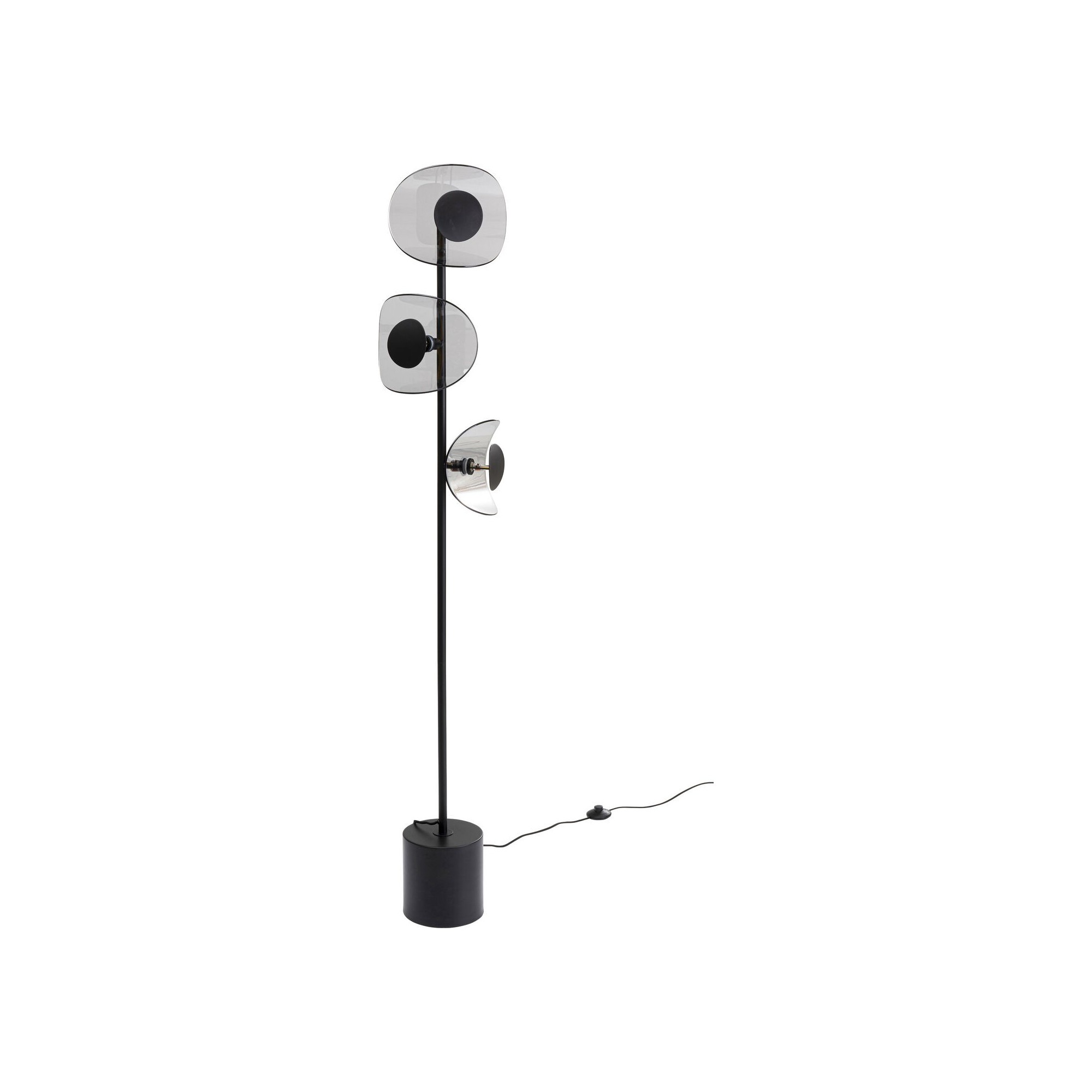 Lampadaire Mariposa 160cm noir Kare Design