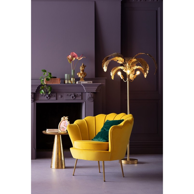 Side Table Plateau Uno Brass Ø45cm Kare Design