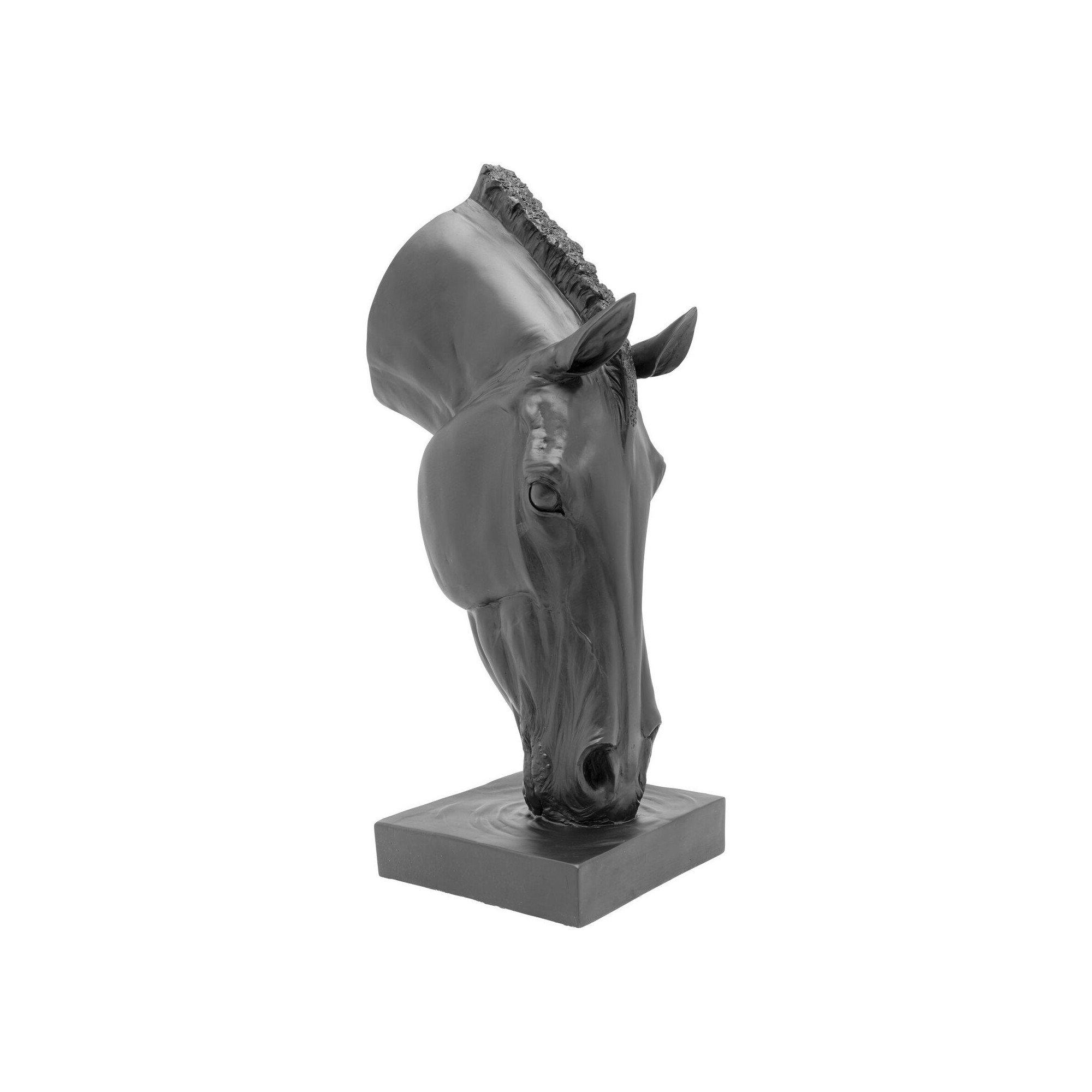Déco tête de cheval noire 72cm Kare Design