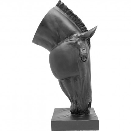 Déco tête de cheval noire 72cm Kare Design