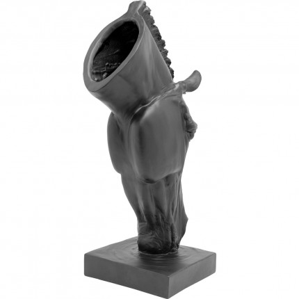 Déco tête de cheval noire 72cm Kare Design