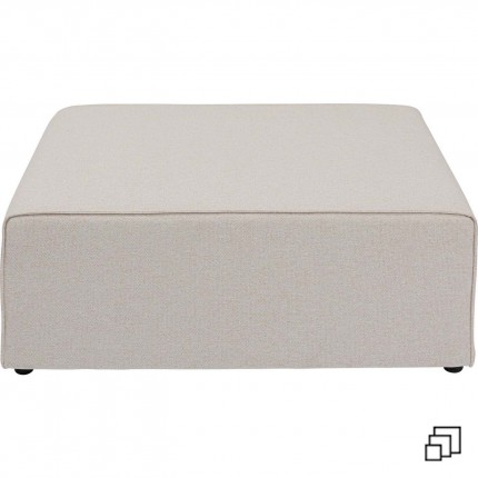 Pouf canapé Infinity crème Kare Design