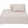 Méridienne gauche canapé Infinity crème Kare Design