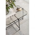 Table basse Ice noir 63x46cm Kare Design