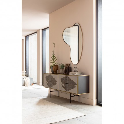 Miroir Shape laiton 120x110cm Kare Design