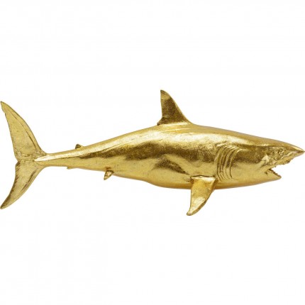 Déco requin doré XL 106cm Kare Design