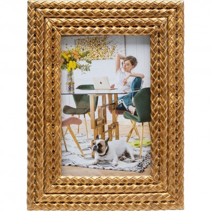 Cadre photo tresses 17x22cm Kare Design
