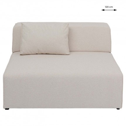 Assise centrale canapé Infinity crème Kare Design