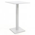 Table de bar pliante Prada 70x70cm blanche Gescova