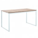 Ensemble de jardin table et 6 tabourets Pisa blanc Gescova