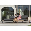 Salon de jardin Natal gris anthracite Gescova
