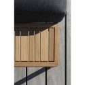 Salon de jardin Natal gris anthracite Gescova