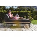 Salon de jardin Natal gris anthracite Gescova
