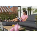 Salon de jardin Natal gris anthracite Gescova