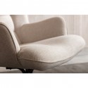 Fauteuil pivotant Oscar crème Kare Design