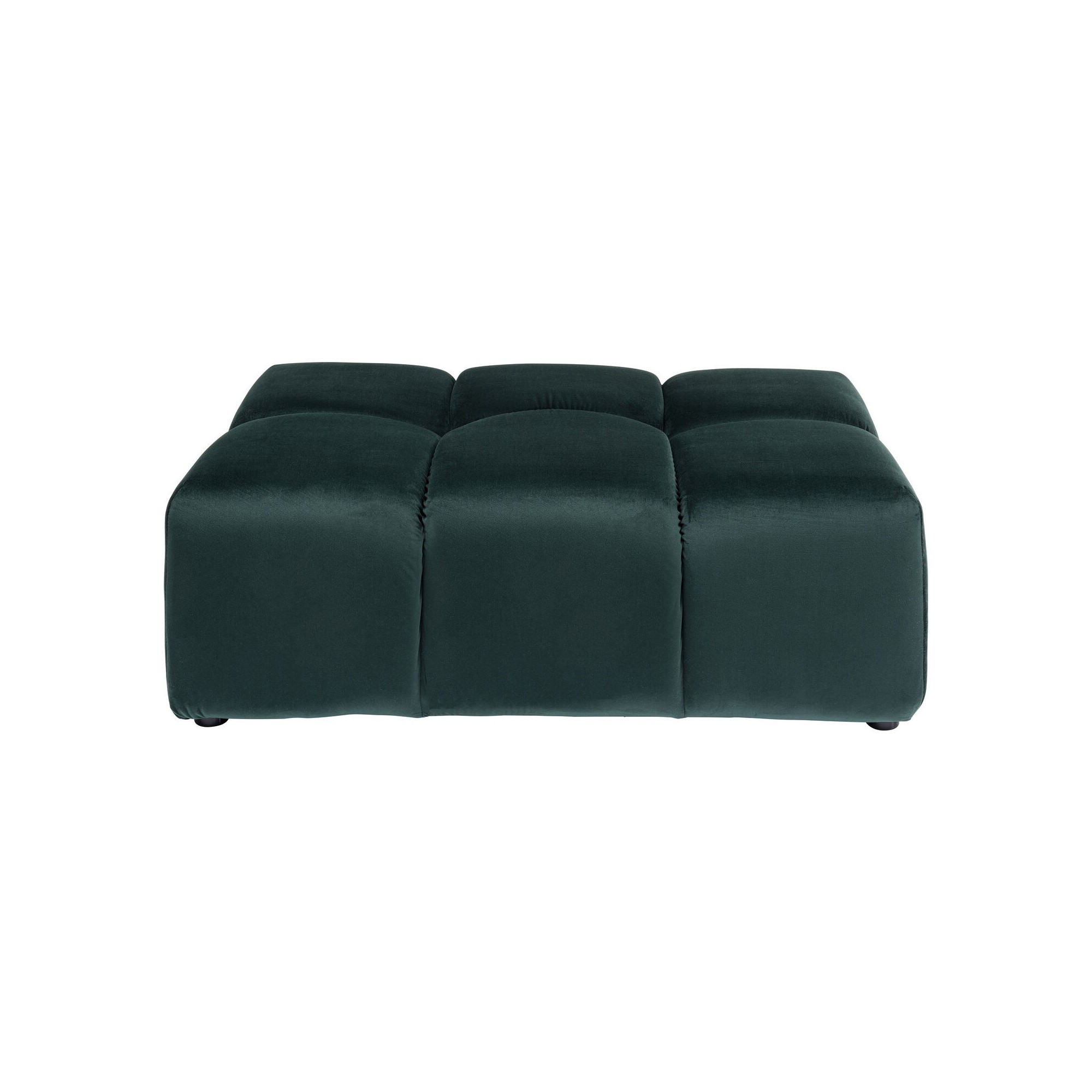 Pouf Belami vert foncé Kare Design