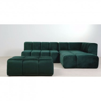 Pouf Belami vert foncé Kare Design