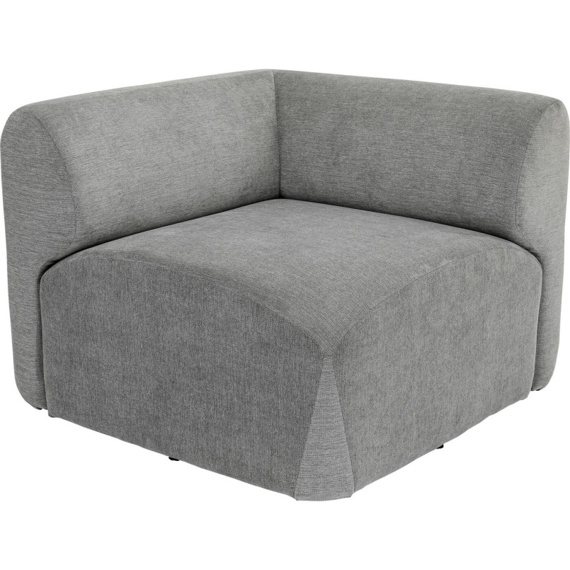 Lucca élément d angle gris 86cm