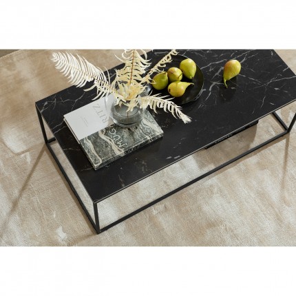 Table basse Key West noire 120x60cm Kare Design