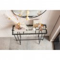 Console Ice noire 98x80cm Kare Design