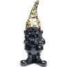 Figurine décorative Nain Standing noir-doré 45