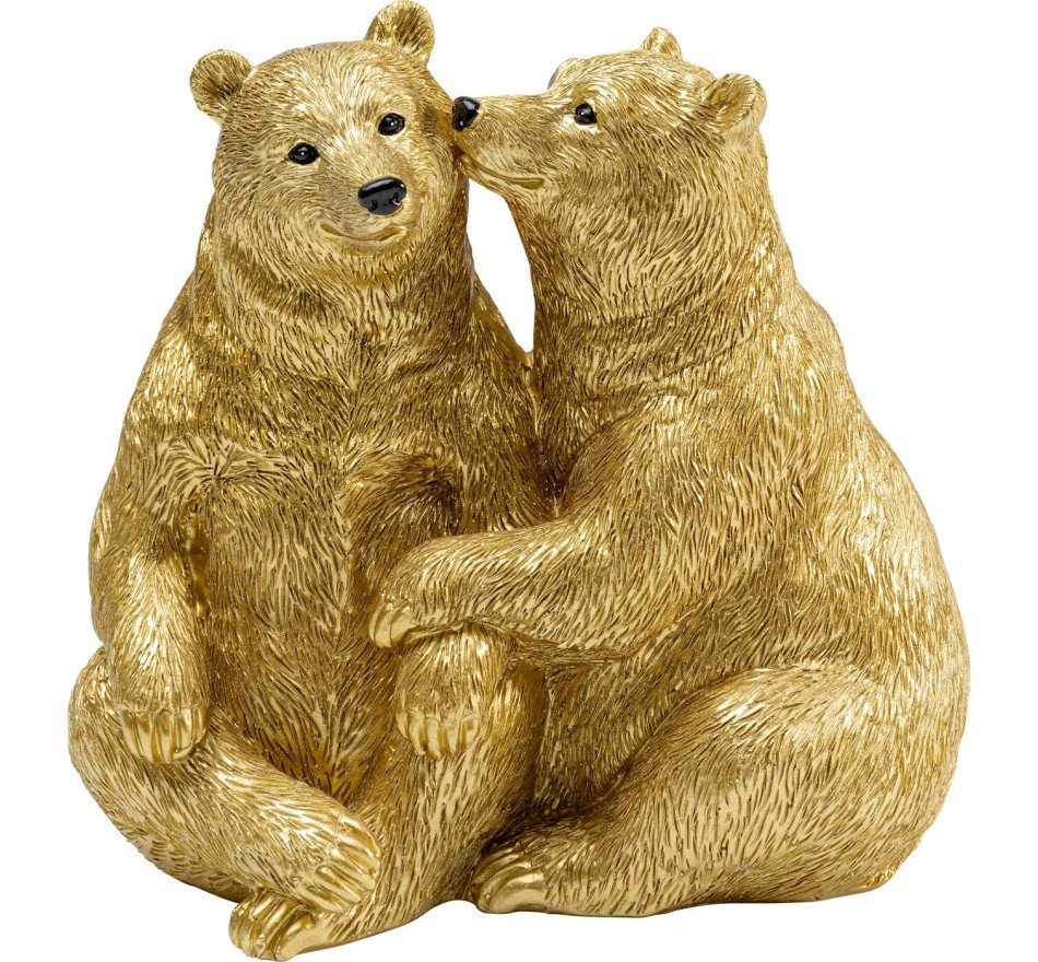 Déco ours dorés bisou Kare Design
