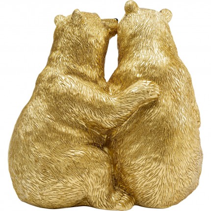 Déco ours dorés bisou Kare Design
