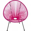 Fauteuil de jardin Acapulco fuchsia Kare Design