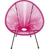 Fauteuil de jardin Acapulco fuchsia Kare Design