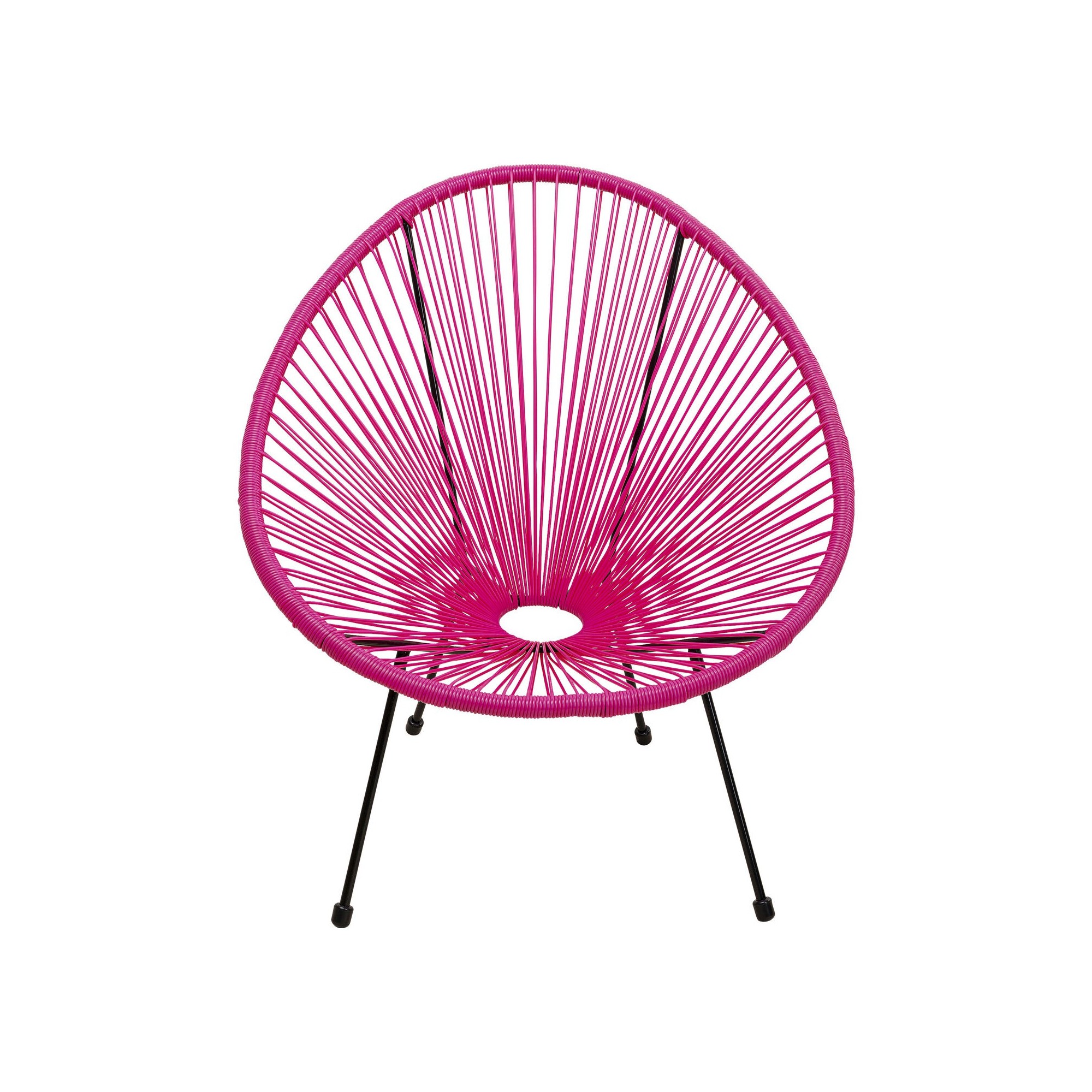 Fauteuil de jardin Acapulco fuchsia Kare Design