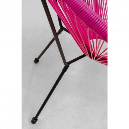 Fauteuil de jardin Acapulco rose Kare Design