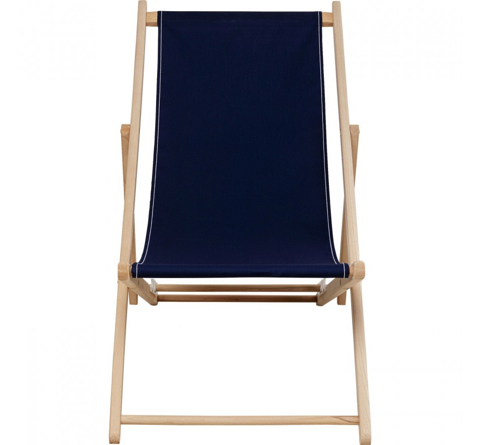 Transats Easy Summer bleu foncé set de 2 Kare Design