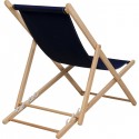 Transats Easy Summer bleu foncé set de 2 Kare Design