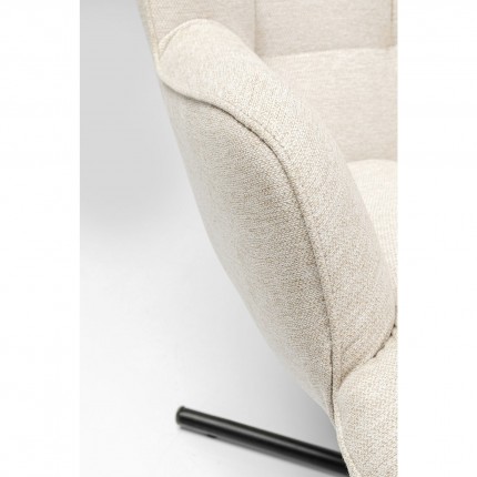 Swivel Armchair Oscar cream Kare Design