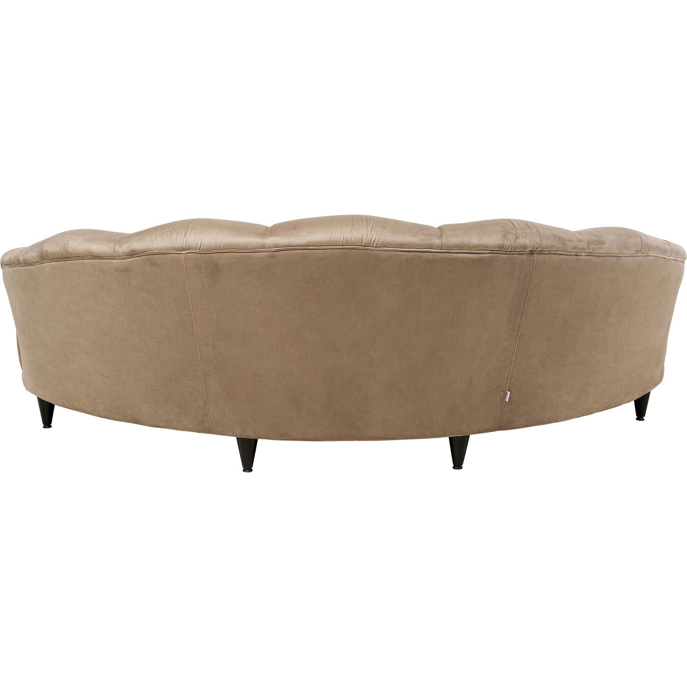 Canapé Dschinn 3 places velours taupe Kare Design