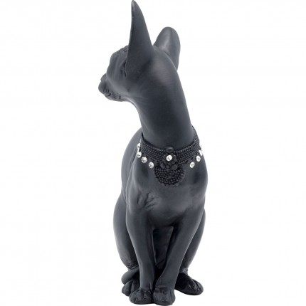 Déco chat sphynx assis noir Kare Design