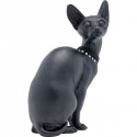 Déco chat sphynx assis noir Kare Design