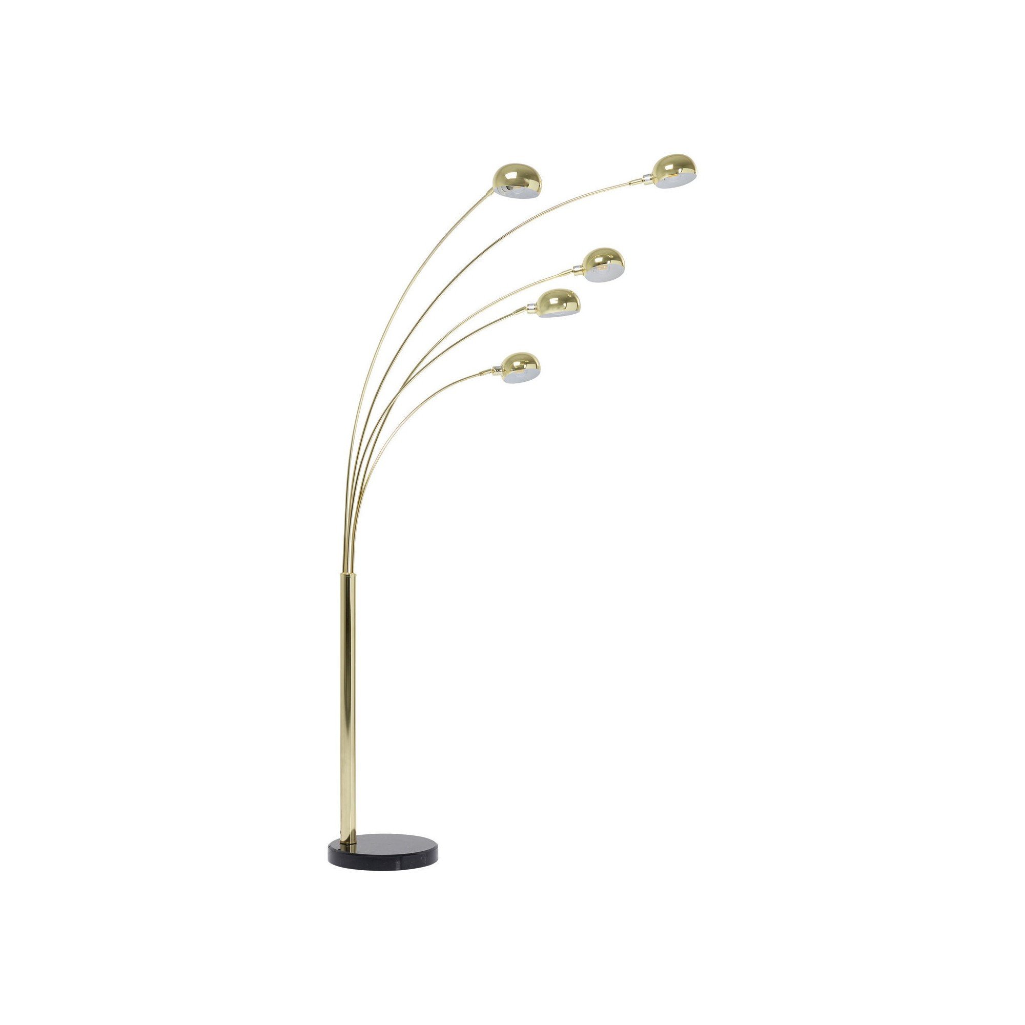 Lampadaire Five Fingers 220cm laiton Kare Design