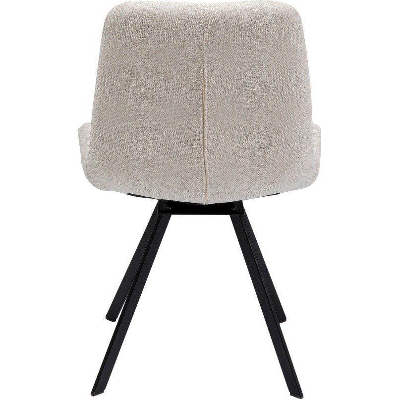 Chaise pivotante Blade crème
