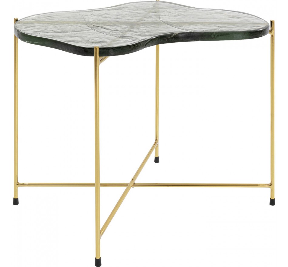 Table d'appoint Ice Floe dorée Kare Design