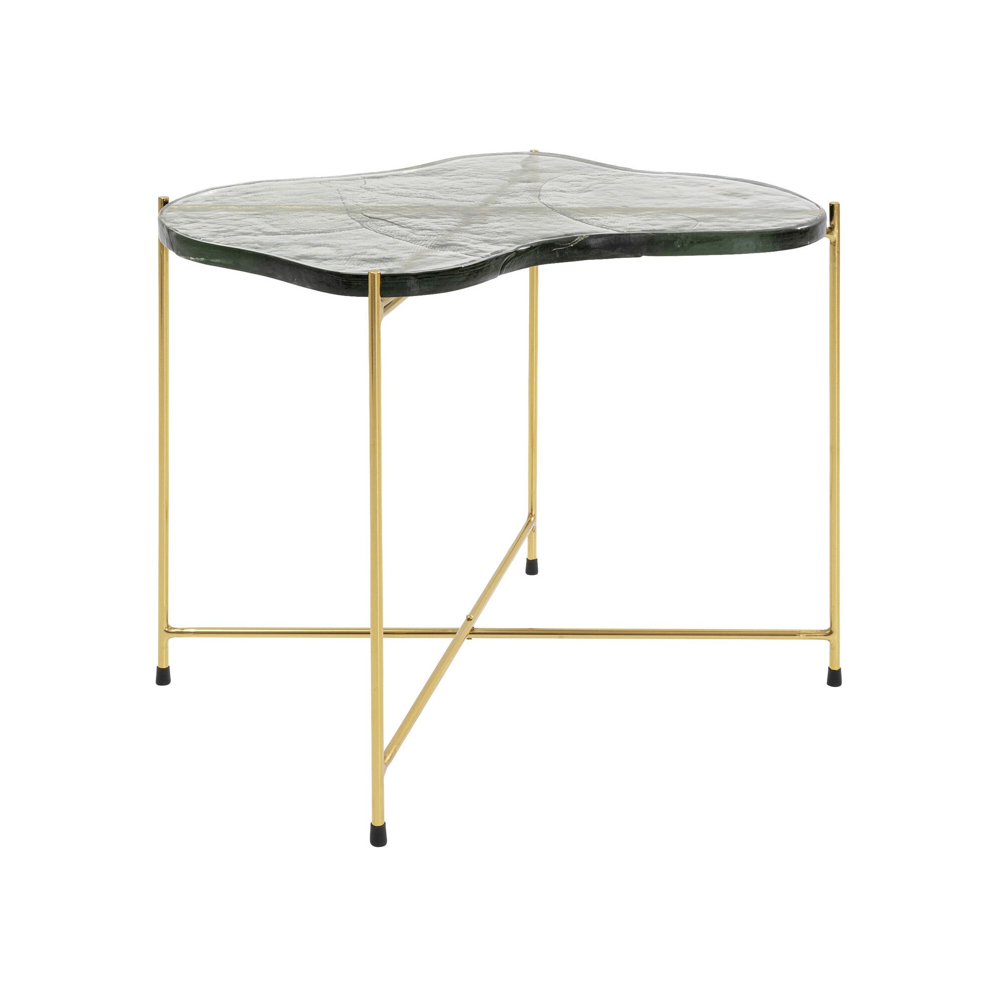 Table d'appoint Ice Floe dorée Kare Design