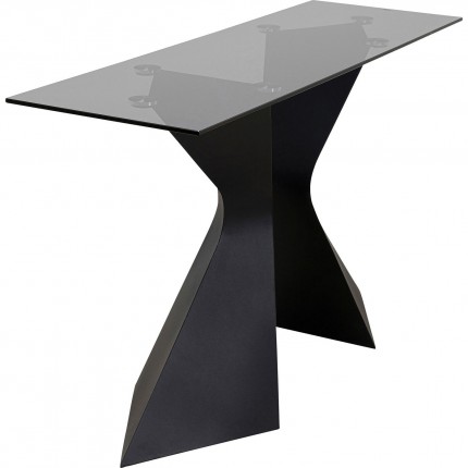 Console Gloria 140x45cm noire Kare Design