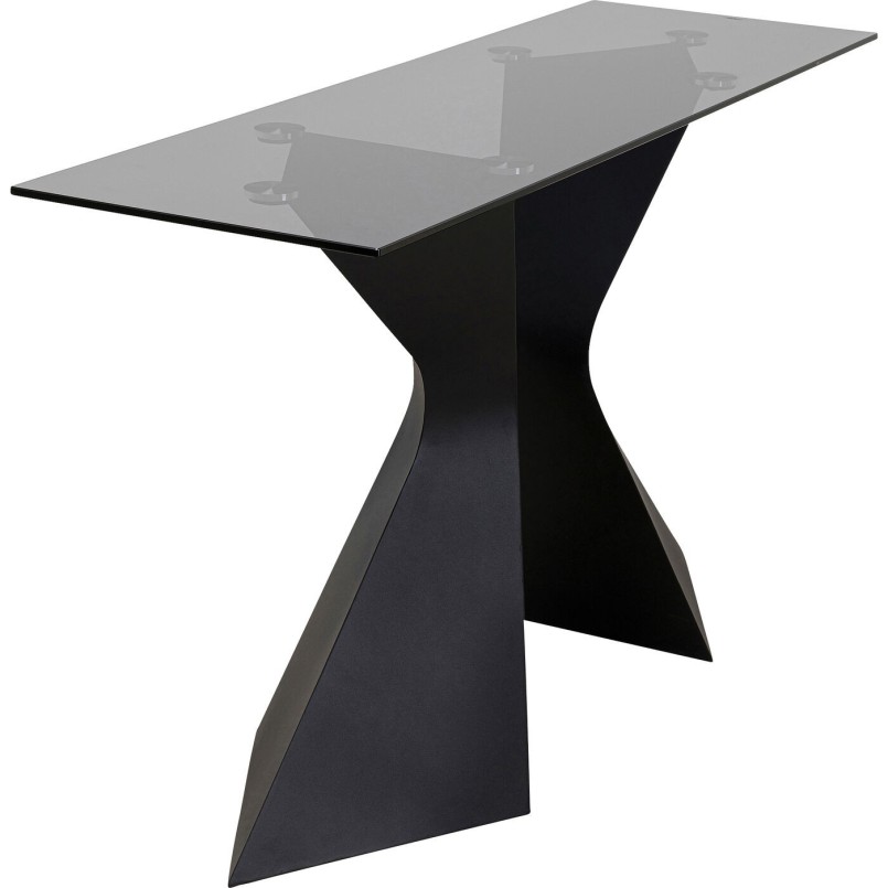 Console Gloria noire 140x45cm Kare Design